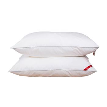 多喜爱/Dohia 纤维枕柔软舒适枕头高回弹耐磨耐用枕芯74x48cm 轻柔双芯枕 DXA69 一对装
