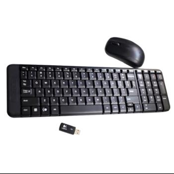 罗技/Logitech 无线键鼠套装 MK220 办公电脑键鼠套装