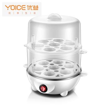 优益（Yoice) ZDQ7蒸蛋器双层自动迷你蒸蛋机 煮蛋器