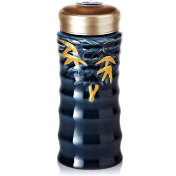 乾唐轩活瓷杯大竹节随身杯创意陶瓷