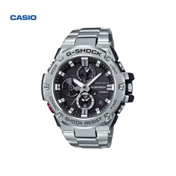 卡西欧GST-B100D-1ADRT钢铁之心男士太阳能手表蓝牙运动防水