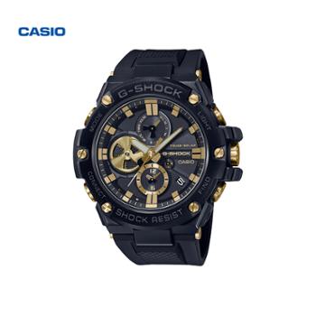 卡西欧GST-B100GC-1APRT钢铁之心男士太阳能手表蓝牙运动防水