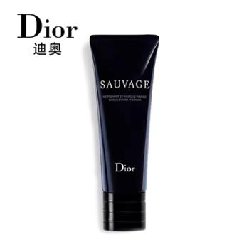迪奥/Dior 旷野男士二合一面膜洁面 120ml 清洁洗面奶 木香