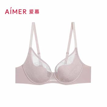 爱慕 爱慕伊甸内衣女大胸显小洞洞透气文胸AM11A691 3/4软钢圈轻薄模杯