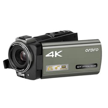欧达/Ordro 数码摄像机 AX60 12倍光学变焦3.5英寸4K超清摄录