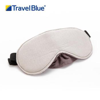英国TravelBlue/蓝旅舒适型遮光睡眠眼罩 灰色可调节高品质眼罩 453