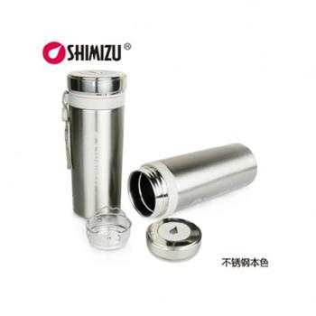 SHIMIZU/上海清水保温杯SM6602不锈钢真空随手杯办公杯0.45升