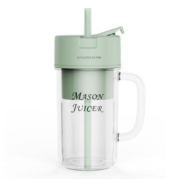罗娅 12叶刀头小型便携式榨汁机杯冰沙果汁机奶昔榨汁杯 Mason Juicer2