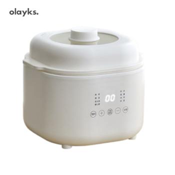 OLAYKS 1L电炖锅燕窝炖盅小号煲汤锅家用隔水电炖盅 OLK-DZ01S