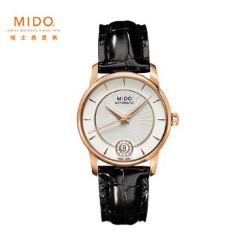 美度MIDO 贝伦赛丽纪念日简约皮带机械手表女表 M007.207.36.036.00