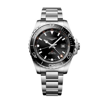 浪琴Longines 康卡斯潜水系列GMT机械手表男表 L3.890.4.56.6