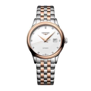 浪琴Longines 军旗系列机械手表女表 L4.374.3.98.7