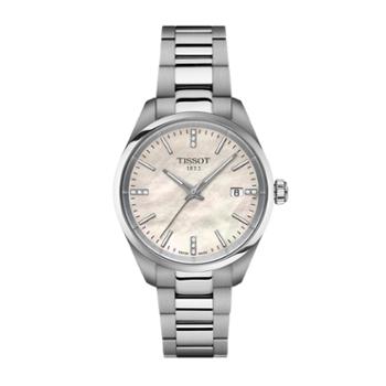 TISSOT天梭 24新品PR100系列石英钢带女表手表 T150.210.11.116.00