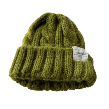 瑶琳纯色针织毛线帽 保暖护耳百搭冷帽