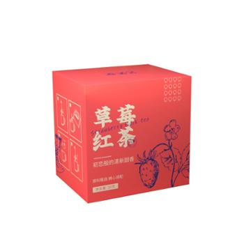 艺笑堂 组合型花茶草莓红茶30g（10小包）