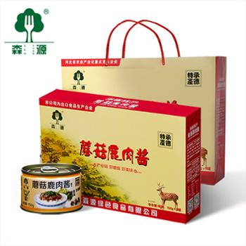 森源 蘑菇鹿肉酱礼盒 承德特产 150g*8