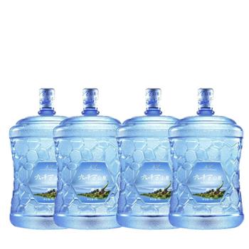 九千万山泉 天然饮用水 18升桶装水 4桶