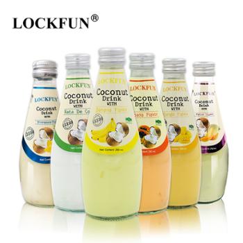 乐可芬/LOCKFUN 泰国进口椰子饮品芒果果汁椰子汁饮品 290mlx4瓶