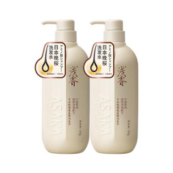 浅香 日本氨基酸丰盈蓬松洗发露男女滋养 500g*2瓶