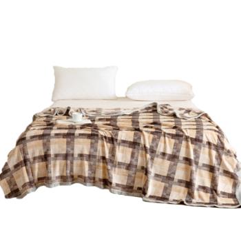 無印良品 微纤维暖绒毯 MUJI-TZ23-86 150*200cm