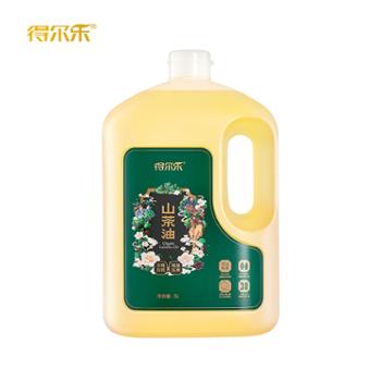 得尔乐  有机油茶籽油低温压榨一级食用油 5L