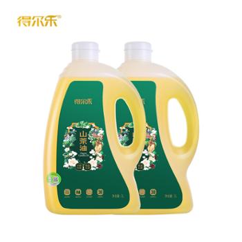 得尔乐 有机油茶籽油低温压榨一级食用油 3L*2