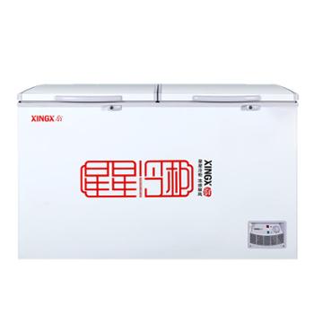 星星 大冰柜商超双温容量冷藏冻保鲜两用卧式带锁 BCD-370E