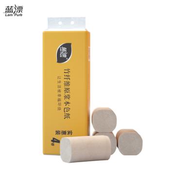 蓝漂 竹纤维原浆本色卷纸