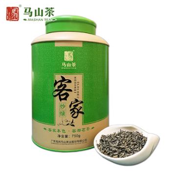 马山茶 客家传统高火炒青绿茶 750g