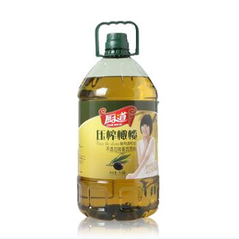 厨道 压榨橄榄食用调和油 5L/瓶