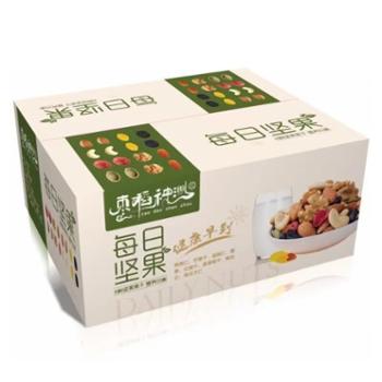 枣稻神洲 每日坚果混合坚果孕妇零食干果600g 30包礼盒