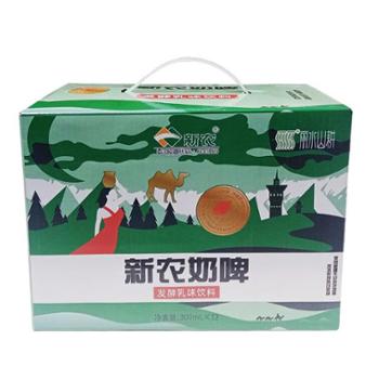 新农 新疆特产乳酸菌风味奶啤 300mlx12罐
