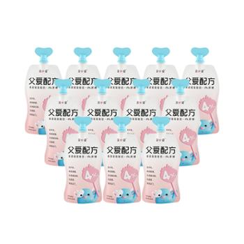 简爱 父爱配方4%蔗糖果蔬吸吸酸奶 100g*12袋