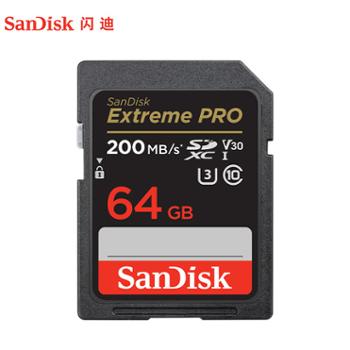 闪迪/SanDisk SD卡相机内存卡Class10 4K高清 64g 128g 256g