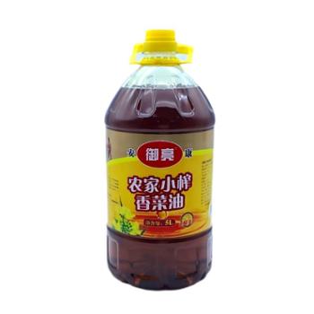 御亮 农家小榨香菜油 5L