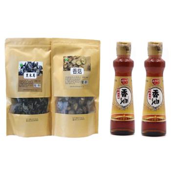 新利丰 木耳香菇组合香油 330g+320ml*2瓶