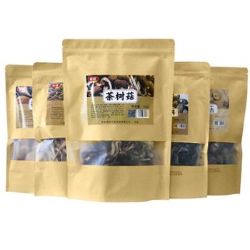 新利丰 茶树菇香菇木耳黄花菜猴头菇 组合 780g袋装