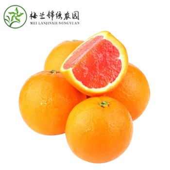 梅兰锦绣农园 秭归应季脐橙 红血橙 10kg含箱 中果 时令鲜果