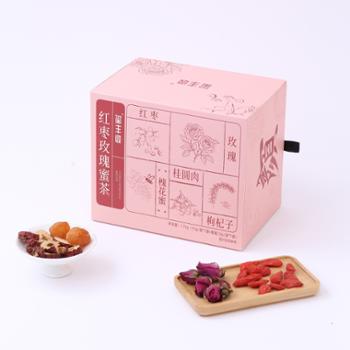玺丰收 红枣玫瑰蜜茶 175g/盒