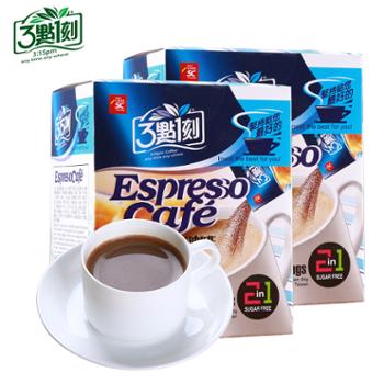 3点1刻 台湾2合1咖啡意式浓缩咖啡 75g*2盒