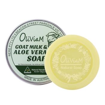 OLIVIAM澳洲进口品牌山羊奶芦荟手工皂
