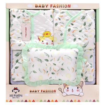 班杰威尔 春秋婴儿衣服新生儿礼盒套装0-3个月6秋 纯棉初生满月宝宝用品