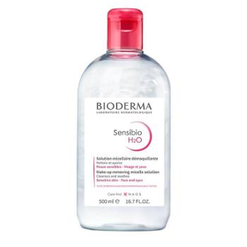 贝德玛 舒颜多效洁肤液 粉色500ml