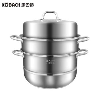 康巴赫 不锈钢蒸锅304食品级家用加厚蒸煮一体锅KBH-32TB1