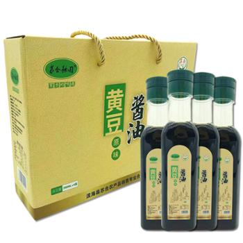 苏合秾园 黄豆酱油 280ml*4瓶