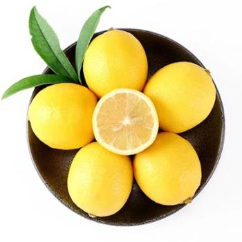 微徕福 北京水柠檬 水果黄柠檬 1斤5-6个 3斤