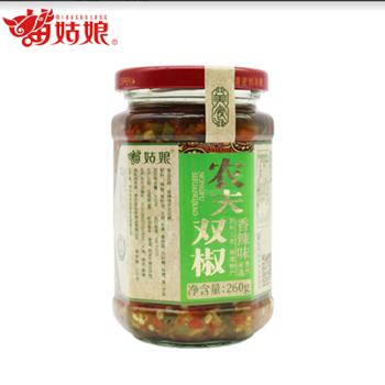 苗姑娘 农夫双椒酱 260g