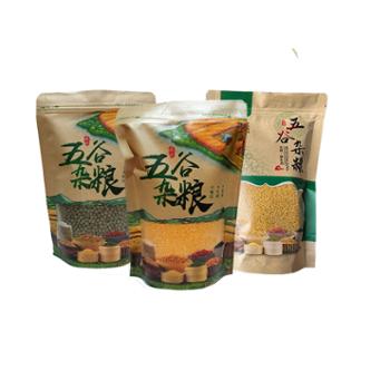 泉丰秦农 五谷杂粮组合 黄小米 /绿豆/玉米糁 500g/袋 绿豆、黄小米、玉米糁皆为500g一袋