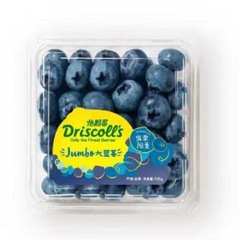 Driscoll‘s怡颗莓 云南“巨无霸”蓝莓 1盒装(125g/盒 果径18mm+)