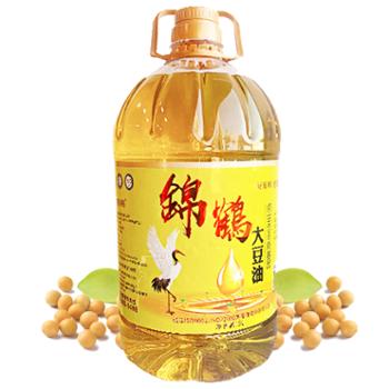 锦鹤 东北非转基因一级大豆油 5L/桶